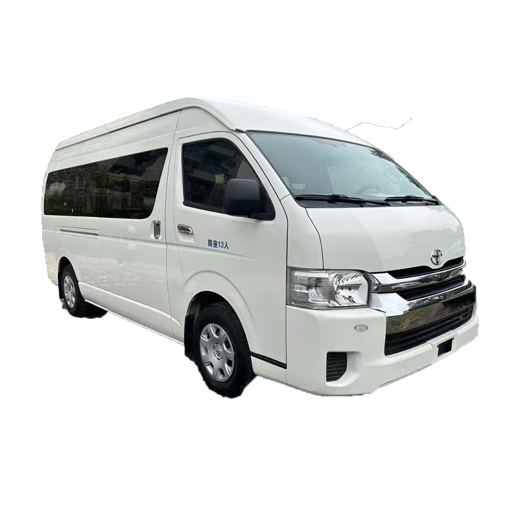 Used To-yota Hiace Bus Excellent Engine LHD RHD Second Hand Mini Bus 13 Seats Car with Discount Price